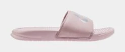 Nike Benassi Womens Slide Sandal (Pink/Silver)