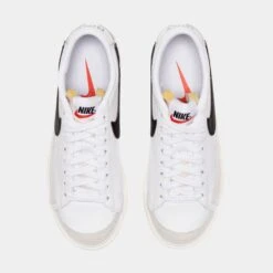 Nike Blazer Low Platform Womens Lifestyle Shoes (White) -Boutique Shoe Store 29fac0023e491a01ba500455967ef11d