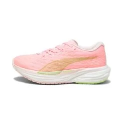Puma Women's Deviate Nitro 2 Running Shoe - Koral Ice/Speed Green- Regular (B) -Boutique Shoe Store 2 000000012684