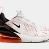 Nike Air Max 270 Womens Running Shoes (White/Orange) -Boutique Shoe Store 2e2f0501d04c3d9dda19f839895e0d09