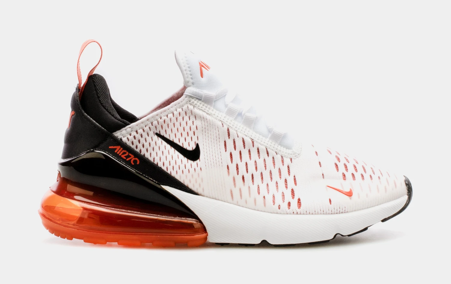 Nike Air Max 270 Womens Running Shoes (White/Orange) 3 Nike Air Max 270 Womens Running Shoes (White/Orange)