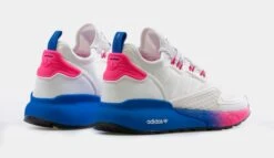 ADIDAS ZX 2K Boost Womens Running Shoe (White/Pink) -Boutique Shoe Store 2e6995d548e4c4ab278e2de209505c6a