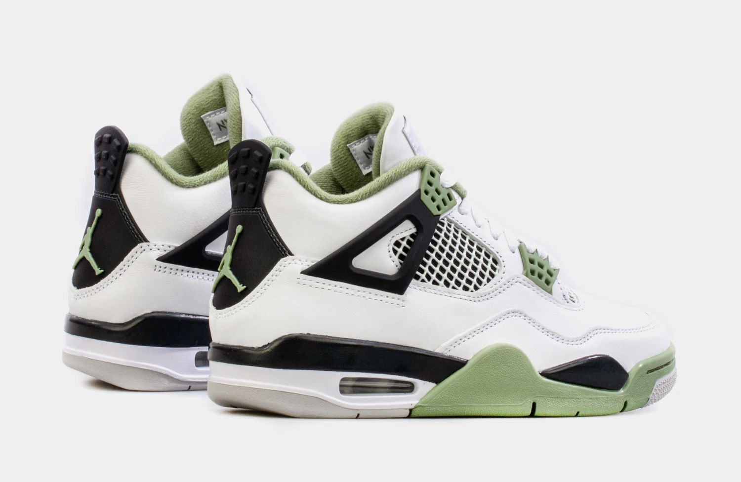 Air Jordan 4 Retro Oil Green Womens Lifestyle Shoes (Green/White) Limit One Per Customer 8 Air Jordan 4 Retro Oil Green Womens Lifestyle Shoes (Green/White) Limit One Per Customer - Image 6