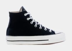 Converse Chuck Taylor All Star Lift Platform Canvas Womens Lifestyle Shoes (Black)