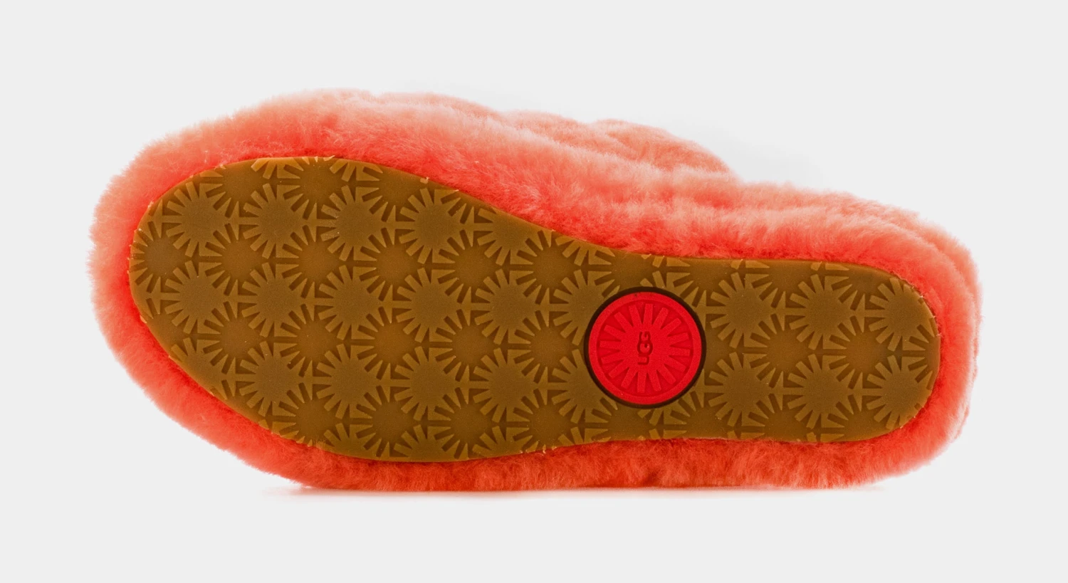 Ugg Fluff Yeah Womens Slide Sandals (Red) 5 Ugg Fluff Yeah Womens Slide Sandals (Red) - Image 3