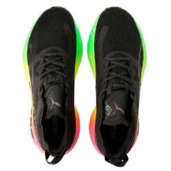 Men's Foreverrun Nitro Futrograde Running Shoe - Puma Black/Green Gecko- Regular (D) -Boutique Shoe Store 380005 01 sv04