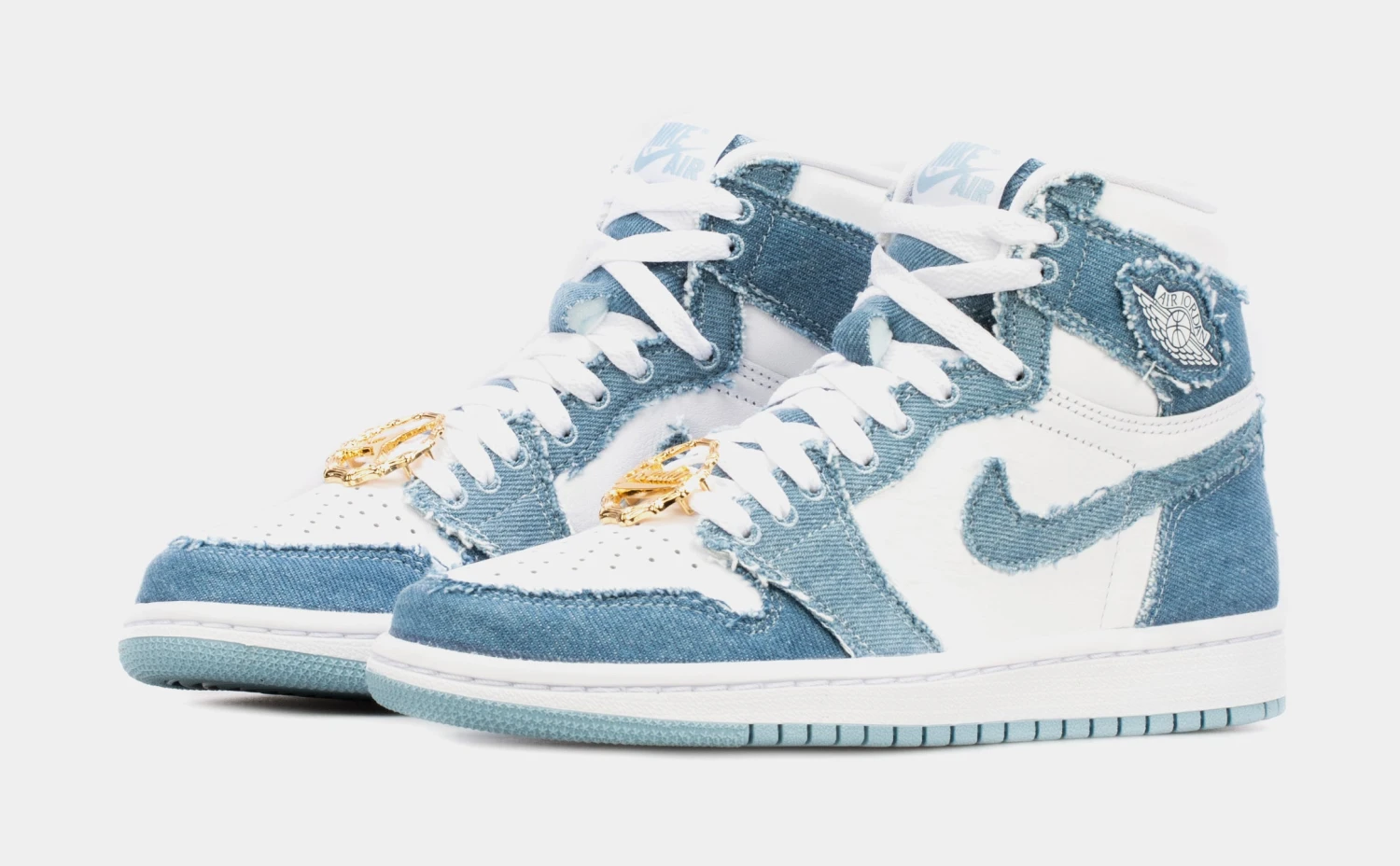 Air Jordan 1 High OG Denim Womens Lifestyle Shoes (Blue/White) 6 Air Jordan 1 High OG Denim Womens Lifestyle Shoes (Blue/White) - Image 4