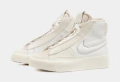 Nike Blazer Mid Victory Womens Lifestyle Shoes (Beige) -Boutique Shoe Store 3eef7b92a6169d2aadd03a038ece58a6