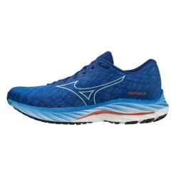 Mizuno Men's Wave Rider 26 Running Shoe- Super Sonic/IceWater- Regular (D) -Boutique Shoe Store 411373 SNIW