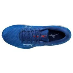 Mizuno Men's Wave Rider 26 Running Shoe- Super Sonic/IceWater- Regular (D) -Boutique Shoe Store 411373 SNIW 04 1