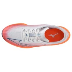 Mizuno Men's Wave Rebellion Flash Running Shoe- White/Silver - Regular (D) 9 Mizuno Men's Wave Rebellion Flash Running Shoe- White/Silver - Regular (D) -Boutique Shoe Store 411392 0073 04