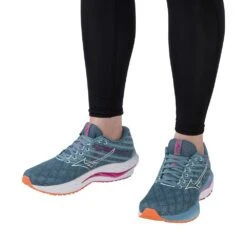 Mizuno Women's Wave Inspire 19 Running Shoe- Provincial Blue/White- Regular (B) -Boutique Shoe Store 411398 5B00 10