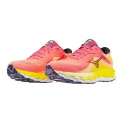 Mizuno Women's Wave Sky 7 Running Shoe - High/Vis Pink/Ombre Blue - Regular (B) 15 Mizuno Women's Wave Sky 7 Running Shoe - High/Vis Pink/Ombre Blue - Regular (B) -Boutique Shoe Store 411413 1VRE 09