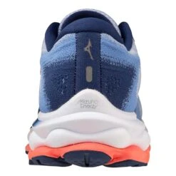 Mizuno Women's Wave Sky 7 Running Shoe - Blue Heron/Silver - Regular (B) -Boutique Shoe Store 411413 6Q73 05