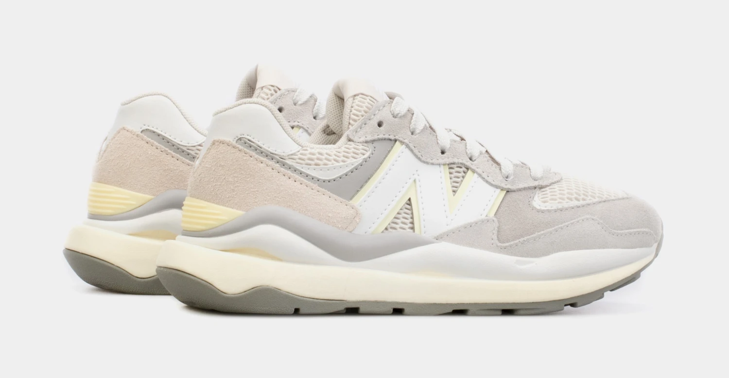 57/40 Moonbeam Womens Lifestyle Shoes (White/Beige) 8 57/40 Moonbeam Womens Lifestyle Shoes (White/Beige) - Image 6