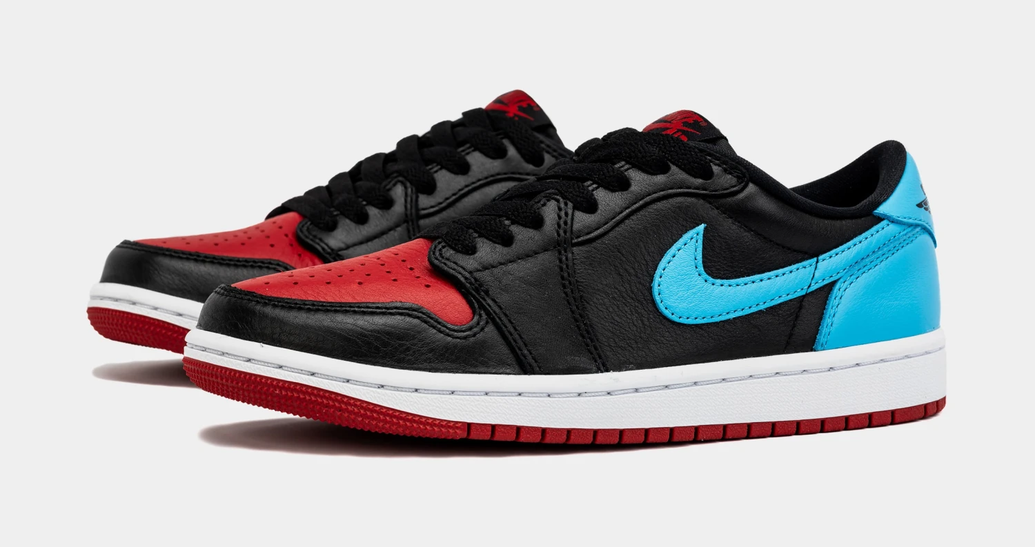 Air Jordan 1 Low OG UNC To Chicago Womens Lifestyle Shoes (Black/Red/Blue) 6 Air Jordan 1 Low OG UNC To Chicago Womens Lifestyle Shoes (Black/Red/Blue) - Image 4