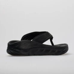 Hoka One One Ora Recovery Flip Men's Black/Dark Gull Gray -Boutique Shoe Store 570409 6