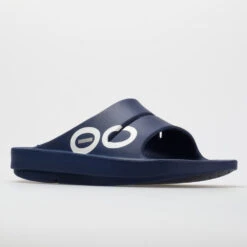 OOFOS OOahh Sport Men's Navy/Navy -Boutique Shoe Store 570423 5