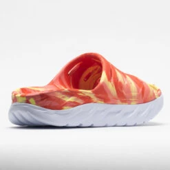 HOKA Ora Recovery Slide Swirl Unisex Yellow Pear/Fiesta -Boutique Shoe Store 570558 6