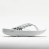 OOFOS OOlala Limited Women's White/Black Leopard -Boutique Shoe Store 570571 3