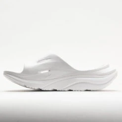 HOKA Ora Recovery Slide 3 Unisex White/White -Boutique Shoe Store 570607 1