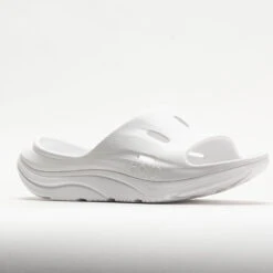 HOKA Ora Recovery Slide 3 Unisex White/White -Boutique Shoe Store 570607 5