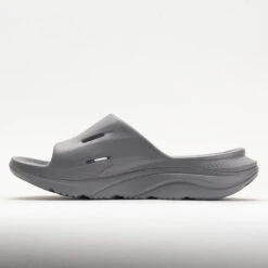 HOKA Ora Recovery Slide 3 Unisex Grey/Grey -Boutique Shoe Store 570608 1
