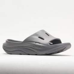 HOKA Ora Recovery Slide 3 Unisex Grey/Grey -Boutique Shoe Store 570608 5