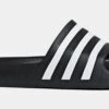 ADIDAS Adilette Aqua Slides Womens Sandals (Black)