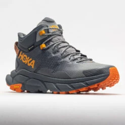 HOKA Trail Code GTX Men's Castlerock/Persimmon Orange -Boutique Shoe Store 631237 5