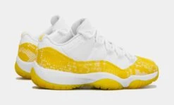 Air Jordan 11 Retro Low Yellow Snakeskin Womens Lifestyle Shoes (Yellow/White) -Boutique Shoe Store 65052351c6340df3b3324b9eec53111f