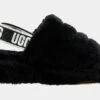 Ugg Fluffy Yeah Womens Slide Sandal (Black)