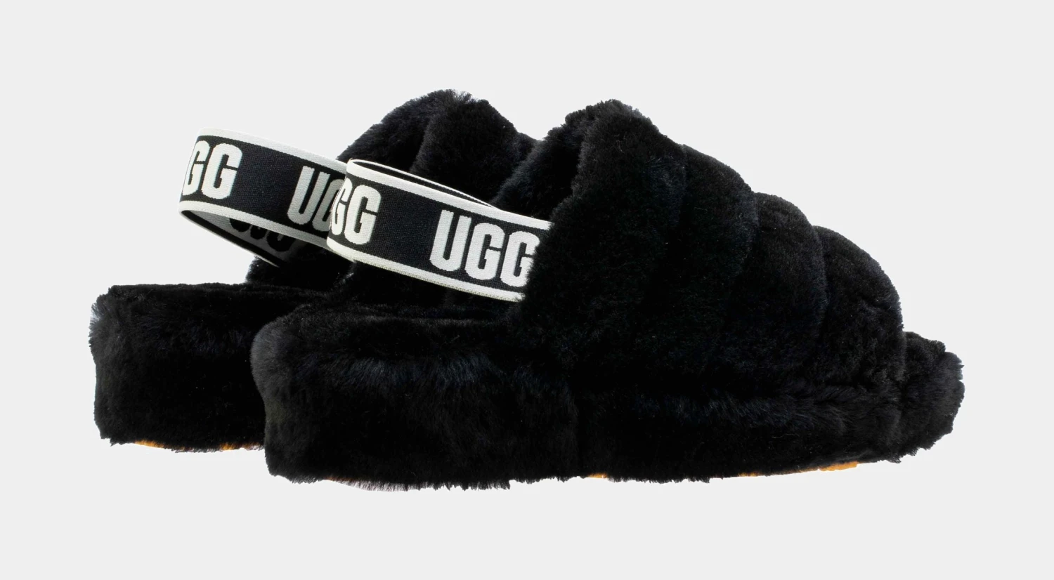 Ugg Fluffy Yeah Womens Slide Sandal (Black) 8 Ugg Fluffy Yeah Womens Slide Sandal (Black) - Image 6