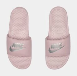 Nike Benassi Womens Slide Sandal (Pink/Silver) 12 Nike Benassi Womens Slide Sandal (Pink/Silver) -Boutique Shoe Store 6f5ac6c34b603328b7f88c7d4bff3150
