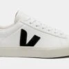 Veja Campo Womens Lifestyle Shoes (White/Black) -Boutique Shoe Store 70e8f89c4891e6730f3d79f07b05961b