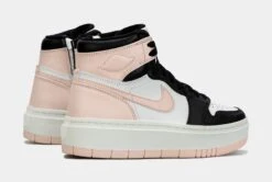 Air Jordan 1 Elevate High Atmosphere Womens Lifestyle Shoes (Pink/Black) -Boutique Shoe Store 72a796eb24bedfbabd266582da7f9d9e
