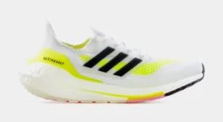 ADIDAS Ultraboost 21 Womens Running Shoe (White/Black)