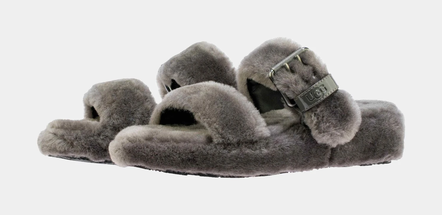Ugg Fuzz Yeah Womens Sandals (Grey) 6 Ugg Fuzz Yeah Womens Sandals (Grey) - Image 4