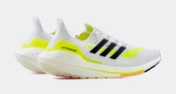 ADIDAS Ultraboost 21 Womens Running Shoe (White/Black) -Boutique Shoe Store 76cc24a9ef917d58cb4181ce2040a798