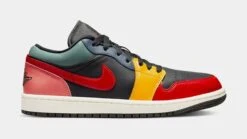 Air Jordan 1 Low SE Black Multi Womens Lifestyle Shoes (Black/Mulit) Free Shipping