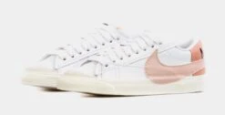 Nike Blazer Low 77 Jumbo Womens Lifestyle Shoes (White/Pink) -Boutique Shoe Store 81876739cee521956731001edf1d8e06