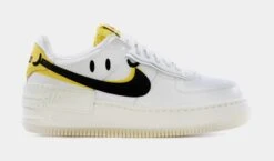 Nike Air Force 1 Shadow Smile Womens Lifestyle Shoes (White/Yellow)