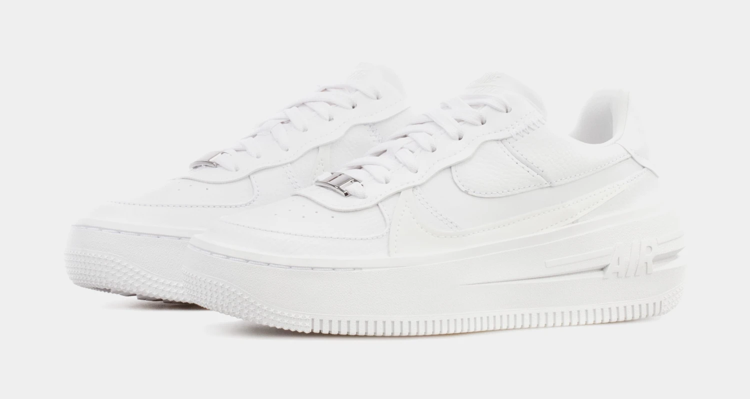 Nike Air Force 1 PLT.AF.ORM Womens Lifestyle Shoes (White) 6 Nike Air Force 1 PLT.AF.ORM Womens Lifestyle Shoes (White) - Image 4