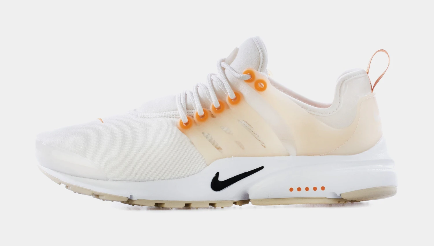 Nike Air Presto Womens Running Shoes (Off White/Orange/Beige) 4 Nike Air Presto Womens Running Shoes (Off White/Orange/Beige) - Image 2