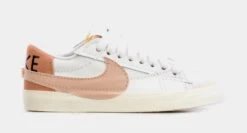 Nike Blazer Low 77 Jumbo Womens Lifestyle Shoes (White/Pink)