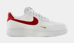 Nike Air Force 1 Essential Womens Lifestyle Shoe (White/Gym Red)