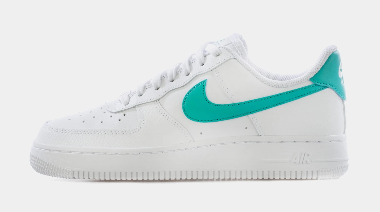 Nike Air Force 1 07 Womens Lifestyle Shoes (White/Washed Teal) 4 Nike Air Force 1 07 Womens Lifestyle Shoes (White/Washed Teal) - Image 2