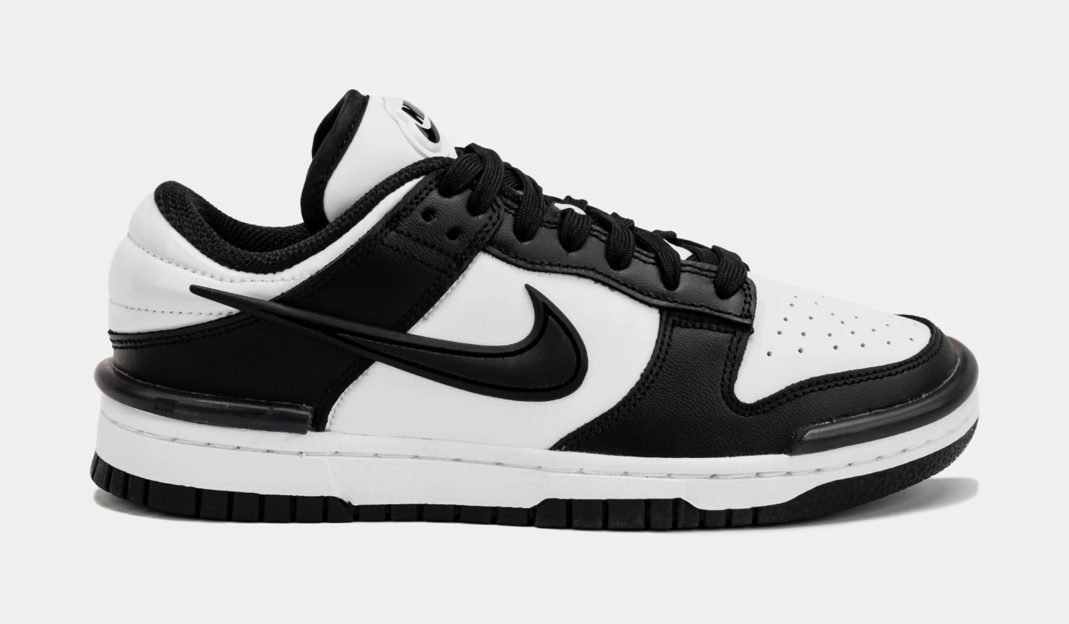 Nike Dunk Low Twist Panda Womens Lifestyle Shoes (Black/White)