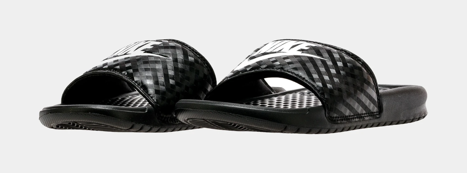 Nike Benassi Just Do It Slide Womens Sandals (Black) 6 Nike Benassi Just Do It Slide Womens Sandals (Black) - Image 4