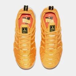 Nike Air VaporMax Plus Womens Running Shoes (Yellow/Orange) -Boutique Shoe Store 968b44d5bf2eba6e9da48d7d68760379